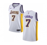 Women's Nike Los Angeles Lakers #7 Isaiah Thomas Authentic White NBA Jersey - Association Edition