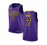 Women's Nike Los Angeles Lakers #7 JaVale McGee Swingman Purple NBA Jersey - City Edition