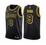 Women's Nike Los Angeles Lakers #9 Luol Deng Swingman Black NBA Jersey - City Edition
