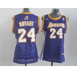 women nba jerseys los angeles lakers #24 bryant purple