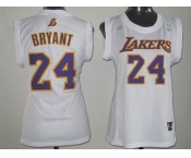 women nba jerseys los angeles lakers #24 bryant white