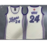 women nba los angeles lakers #24 bryant white[2015 Christmas edition][bryant]