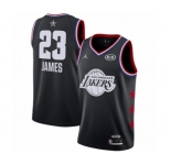 Youth Los Angeles Lakers #23 LeBron James Swingman Black 2019 All-Star Game Basketball Jersey
