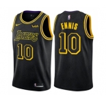 Youth Nike Los Angeles Lakers #10 Tyler Ennis Swingman Black NBA Jersey - City Edition