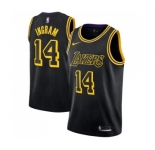 Youth Nike Los Angeles Lakers #14 Brandon Ingram Swingman Black NBA Jersey - City Edition