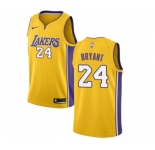 Youth Nike Los Angeles Lakers #24 Kobe Bryant Swingman Gold Home NBA Jersey - Icon Edition