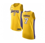 Youth Nike Los Angeles Lakers #7 Isaiah Thomas Authentic Gold Home NBA Jersey - Icon Edition