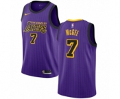 Youth Nike Los Angeles Lakers #7 JaVale McGee Swingman Purple NBA Jersey - City Edition