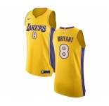 Youth Nike Los Angeles Lakers #8 Kobe Bryant Authentic Gold Home NBA Jersey - Icon Edition