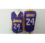 babywear nba los angeles lakers #24 kobe bryant purple