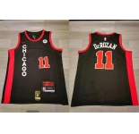 Bulls #11 Demar Derozan Black Nike 2023-24 City Edition Swingman Jersey