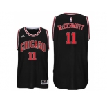 Chicago Bulls #11 Doug McDermott 2016 Alternate Black New Swingman Jersey