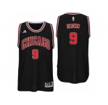 Chicago Bulls #9 Rajon Rondo Alternate Black New Swingman Jersey