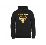 Chicago Bulls Gold Collection Pullover Hoodie Black