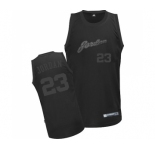 Men's Adidas Chicago Bulls #23 Michael Jordan Swingman All Black NBA Jersey