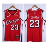Men's Chicago Bulls #23 Michael Jordan 75th Anniversary Red Edition Swingman Stitched Basketball Jersey
