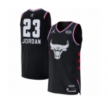 Men's Chicago Bulls #23 Michael Jordan Authentic Black 2019 All-Star Game