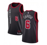 Men's Chicago Bulls #6 Alex Caruso Black 2023-24 City Edition Stitched Basketball Jersey