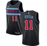 Nike Chicago Bulls #11 Demar Derozan Black NBA Swingman City Edition Jersey
