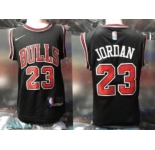 Nike Chicago Bulls #23 Michael Jordan Black NBA Jersey
