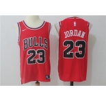 Nike NBA Chicago Bulls #23 Michael Jordan Jersey 2017-18 New Season Red Jersey