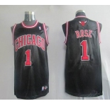nba chicago bulls #1 rose black(fans edition)
