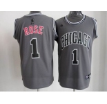 nba chicago bulls #1 rose grey