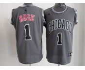 nba chicago bulls #1 rose grey