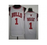 nba chicago bulls #1 rose white[revolution 30]