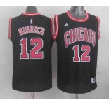 nba chicago bulls #12 kirk hinrich black