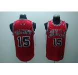 nba chicago bulls #15 salmons red