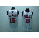 nba chicago bulls #15 salmons white
