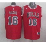 nba chicago bulls #16 gasol red