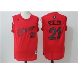 nba chicago bulls #21 butler red[2016 Christmas edition]