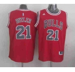 nba chicago bulls #21 butler red