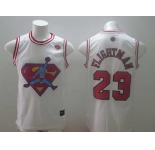 nba chicago bulls #23 flightman white[飞人]