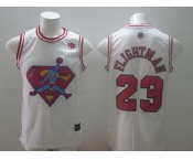 nba chicago bulls #23 flightman white[飞人]