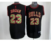nba chicago bulls #23 jordan black[camo fashion swingman]