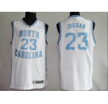 nba chicago bulls 23# jordan white(University edition)