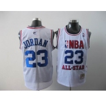 nba chicago bulls #23 jordan white[all-star]