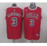 nba chicago bulls #3 mcdermott red