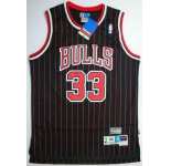 nba chicago bulls #33 pippen black[red strip]