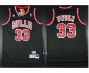 nba chicago bulls #33 pippen black[revolution 30 swingman]