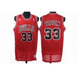 nba chicago bulls #33 pippen red(fans edition)