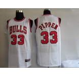 nba chicago bulls #33 pippen white