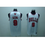 nba chicago bulls #9 deng white