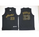nba jersey chicago bulls #23 jordan black[2016 new]