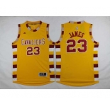 nba jersey chicago bulls #23 jordan yellow[2016 new]