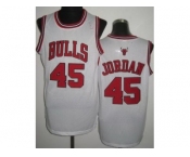 nba jersey chicago bulls #45 jordan white[revolution 30]