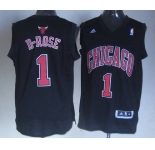 nba jerseys chicago bulls #1 d-rose black[revolution 30 swingman][d-rose]
